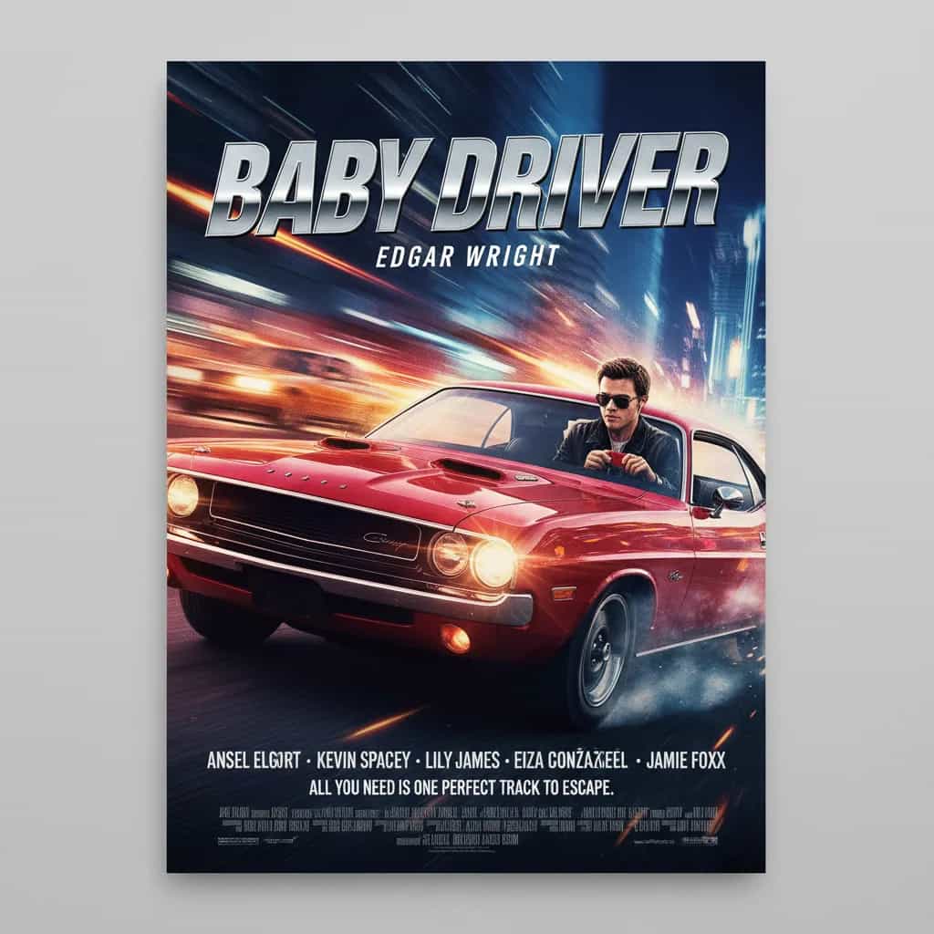 Poster for Baby Driver