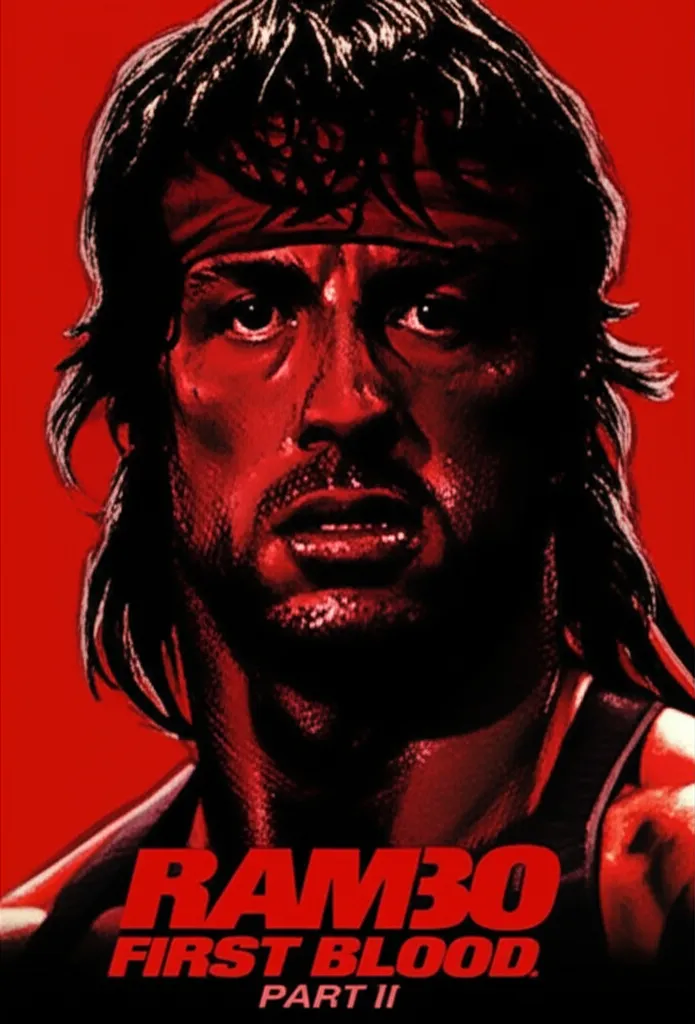 Poster for Rambo: First Blood Part II