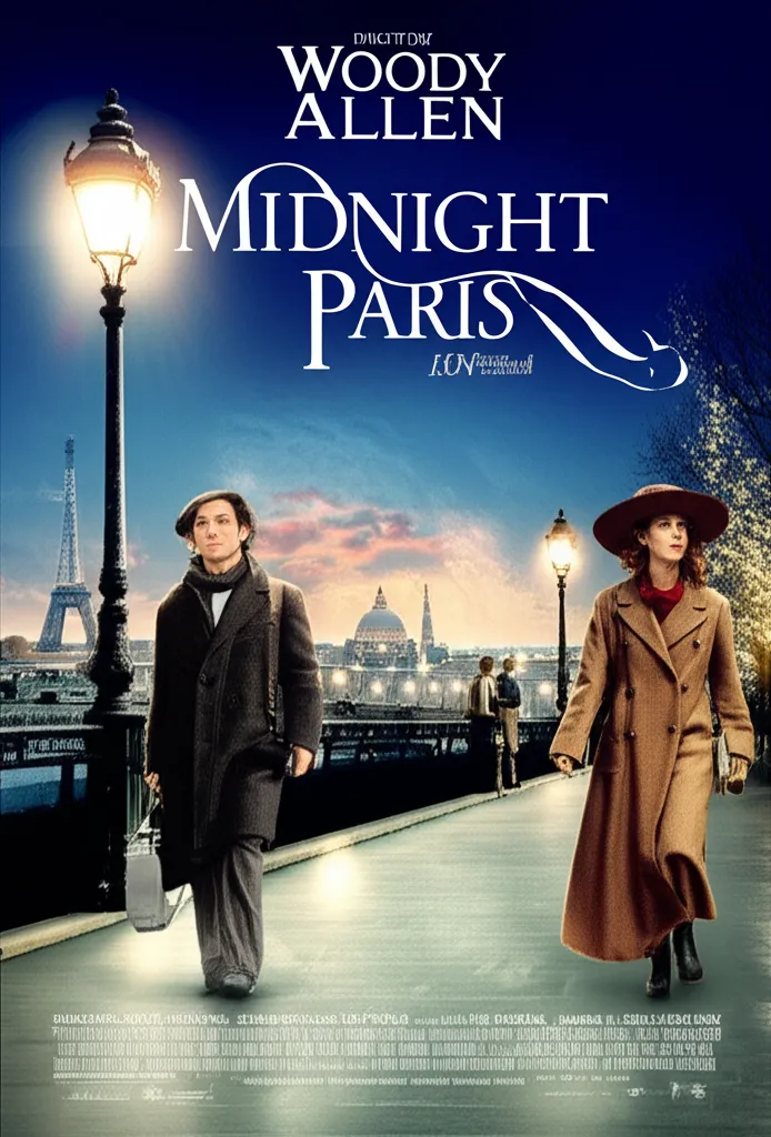 Midnight in Paris poster