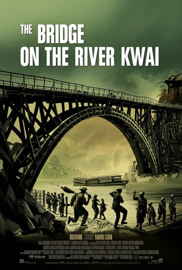 Poster for The Bridge on the River Kwai