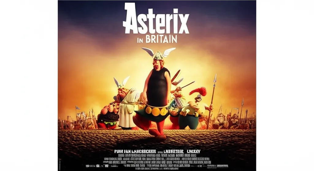 Asterix in Britain poster
