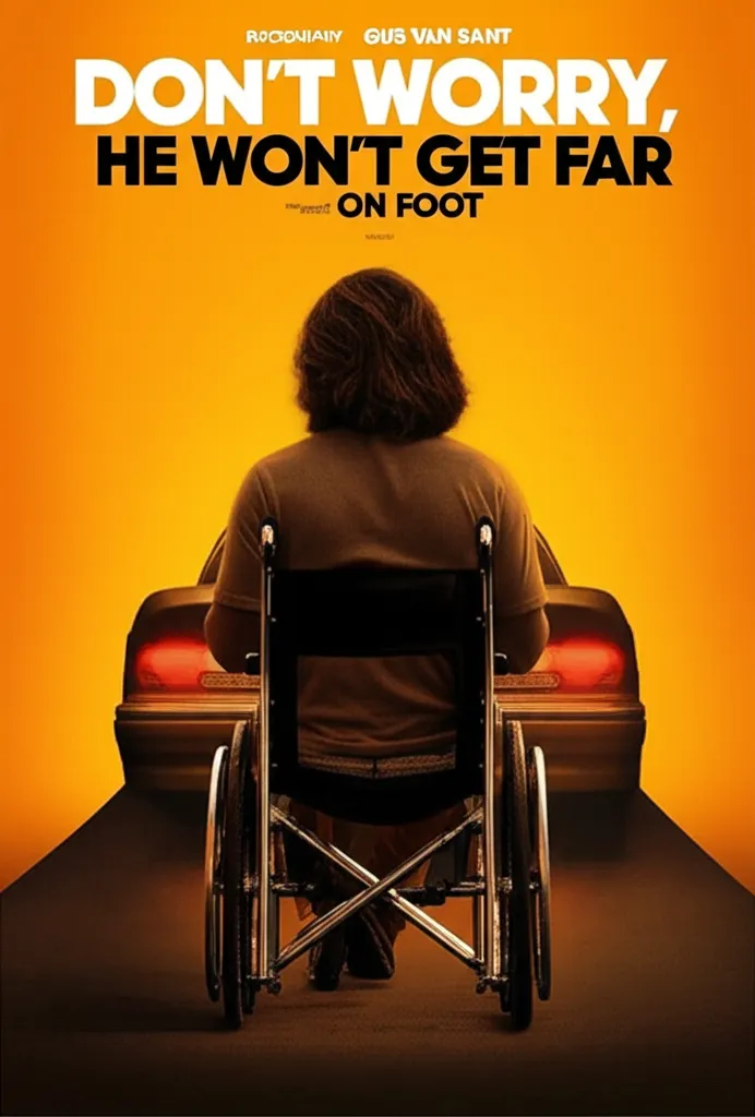 Poster for Don't Worry, He Won't Get Far on Foot