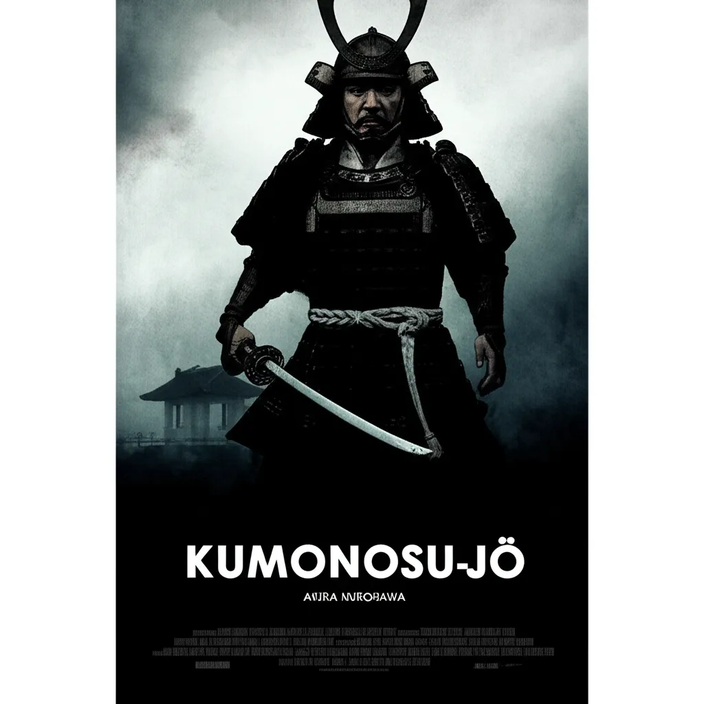 Kumonosu-jô poster