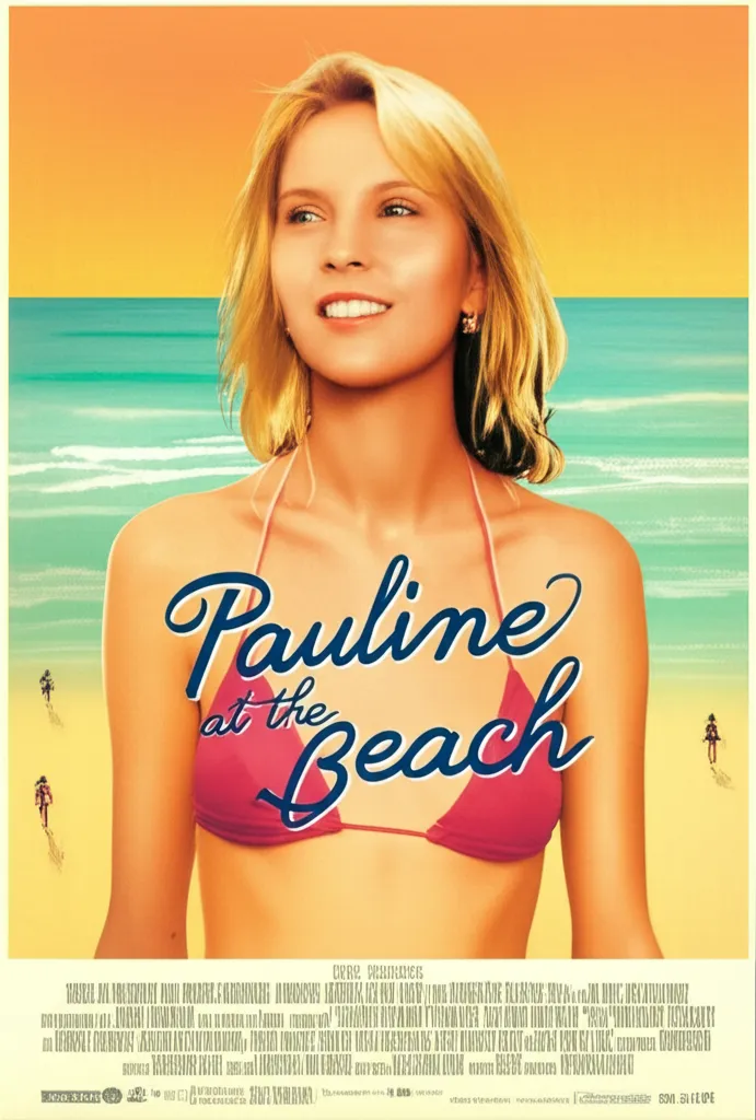 Pauline at the Beach poster