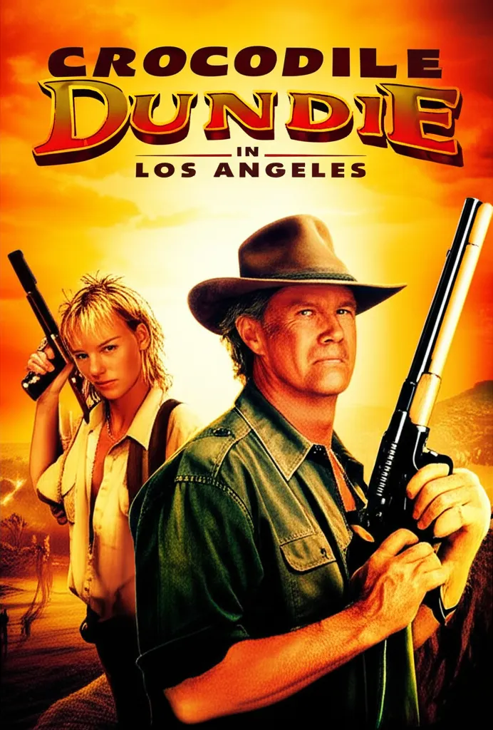 Crocodile Dundee in Los Angeles poster