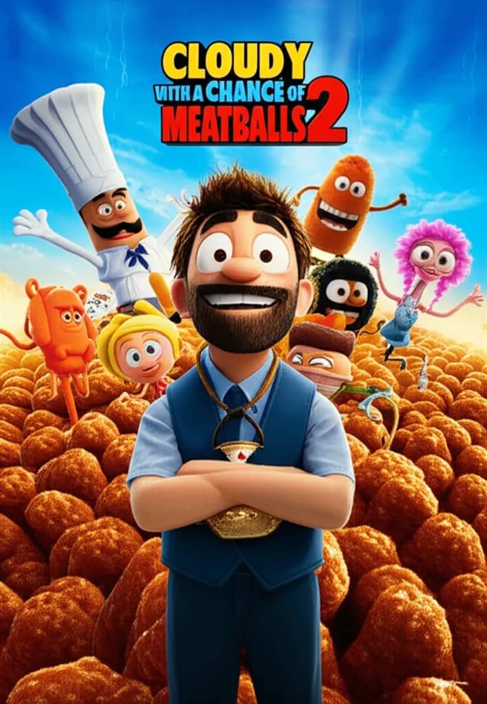 Poster for Cloudy with a Chance of Meatballs 2