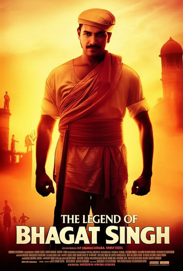 Poster for The Legend of Bhagat Singh