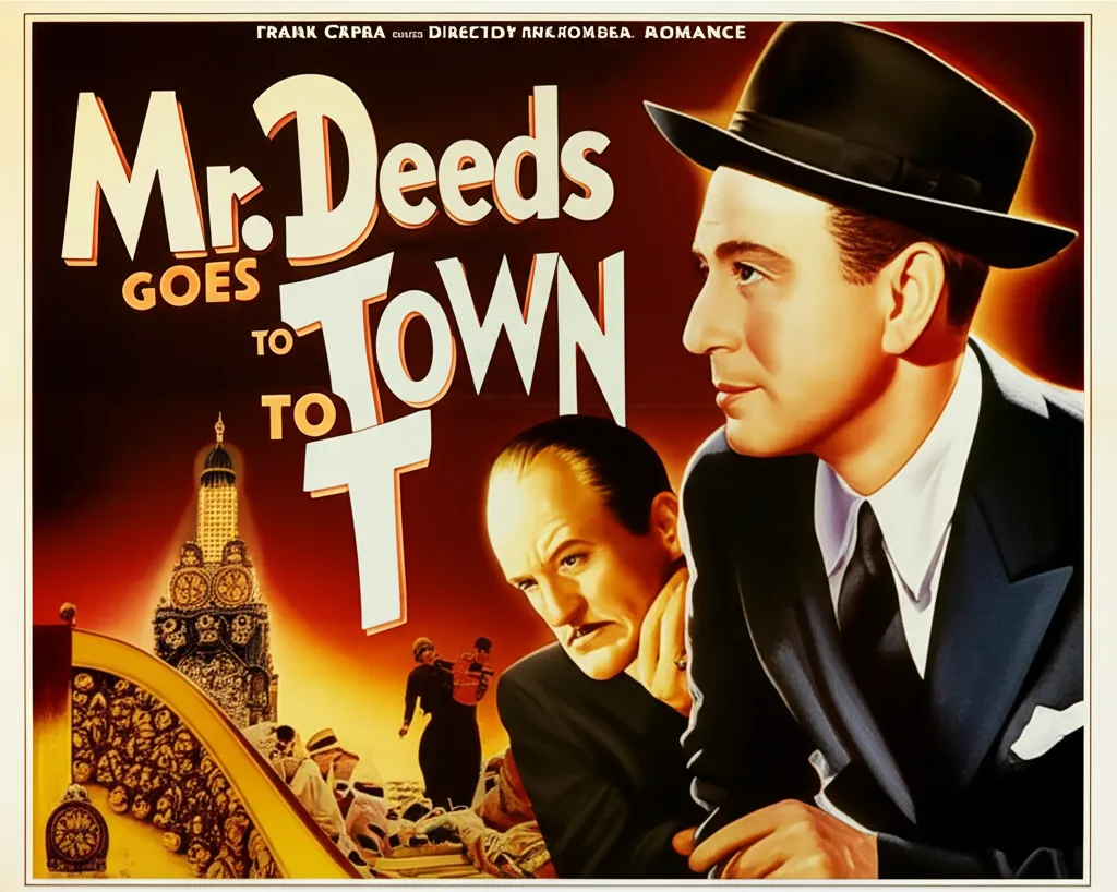 Poster for Mr. Deeds Goes to Town
