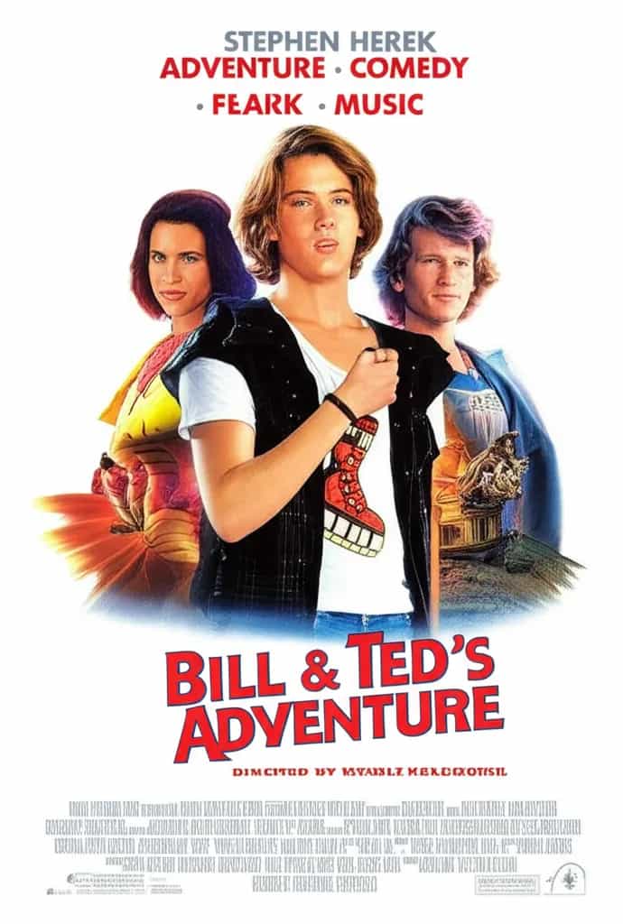 Poster for Bill & Ted's Excellent Adventure