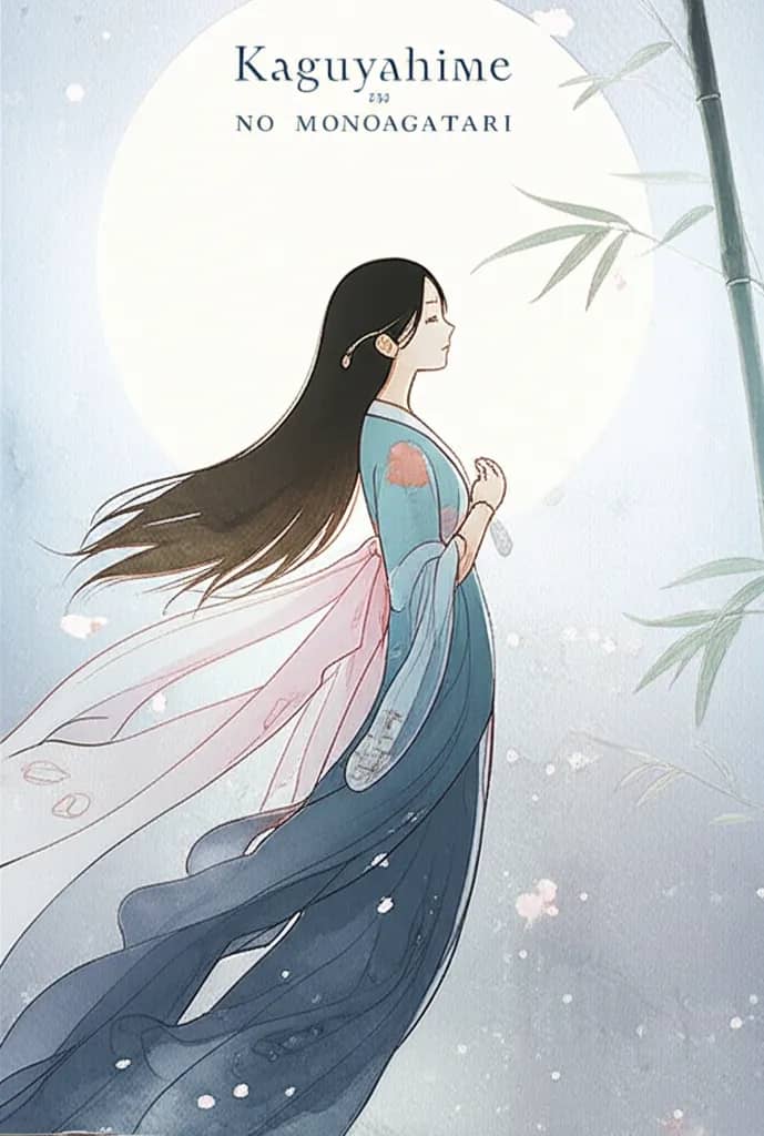 Poster for Kaguyahime no monogatari