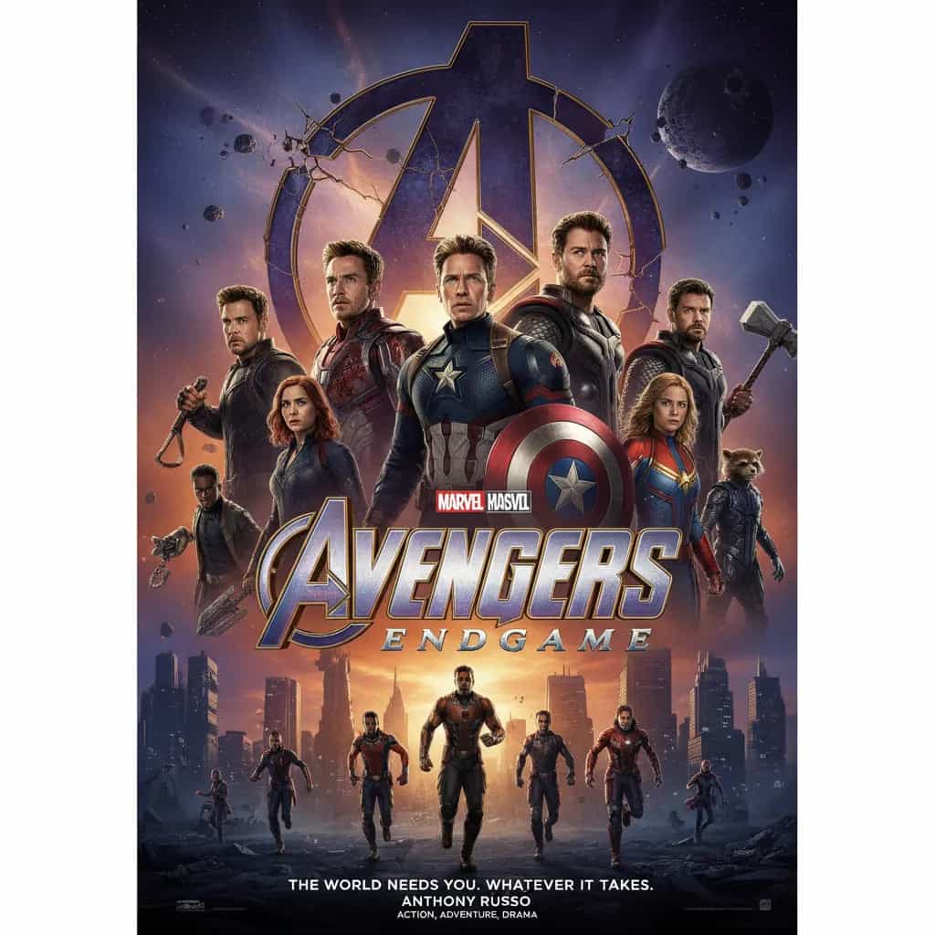 Poster for Avengers: Endgame