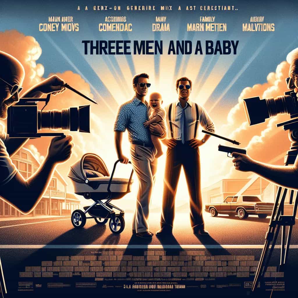 Poster for Three Men and a Baby