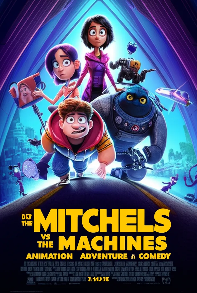 The Mitchells vs the Machines poster