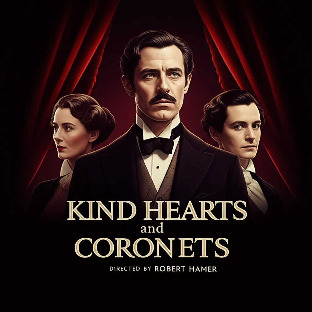 Poster for Kind Hearts and Coronets