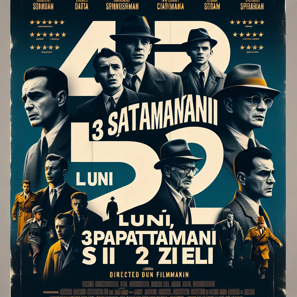 4 luni, 3 saptamâni si 2 zile poster