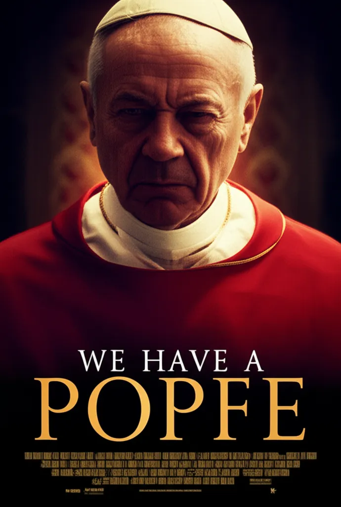 Poster for We Have a Pope