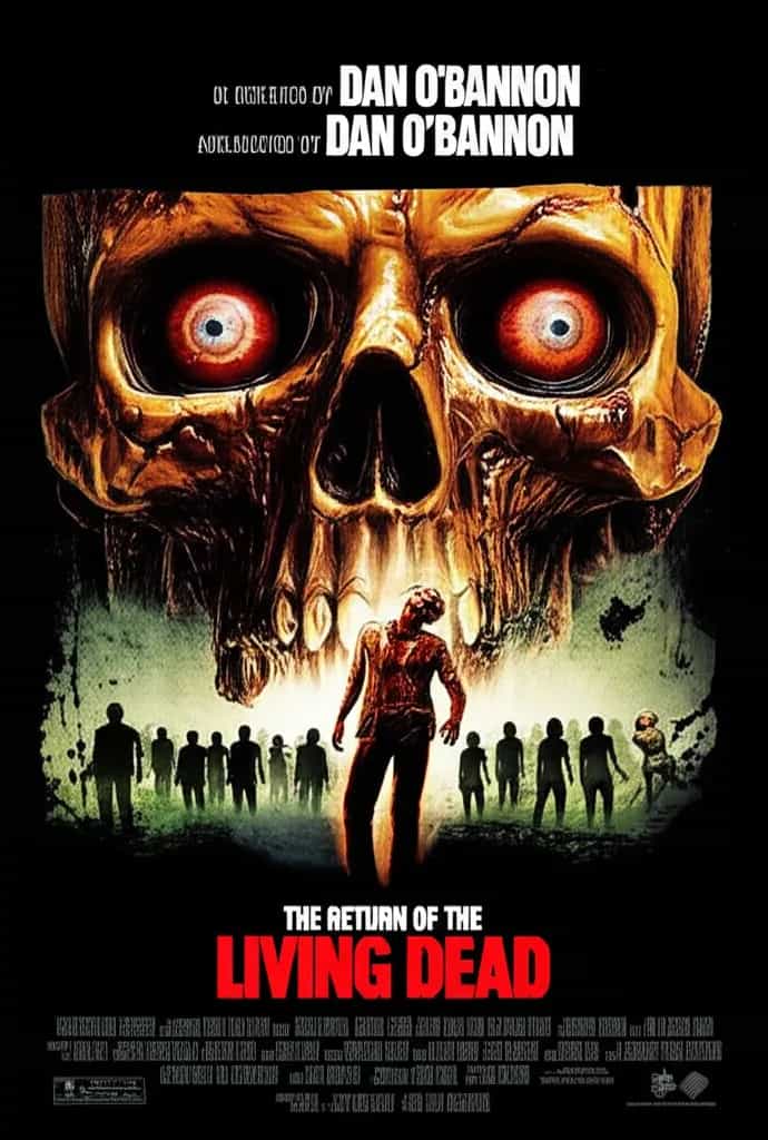 Poster for The Return of the Living Dead