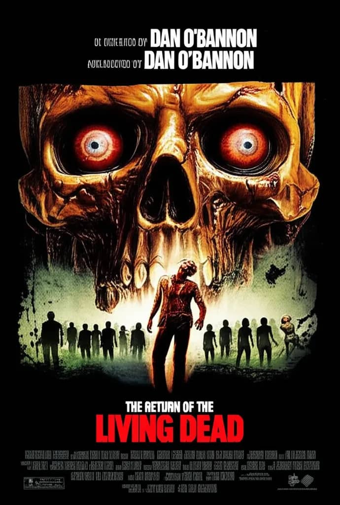 Poster for The Return of the Living Dead