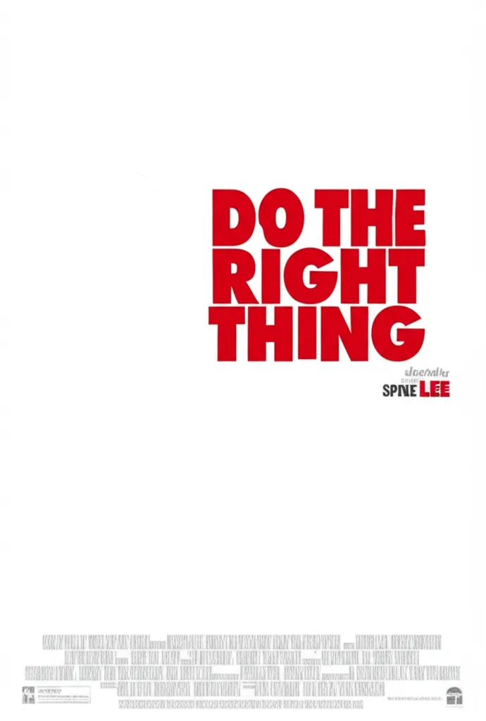Do the Right Thing poster
