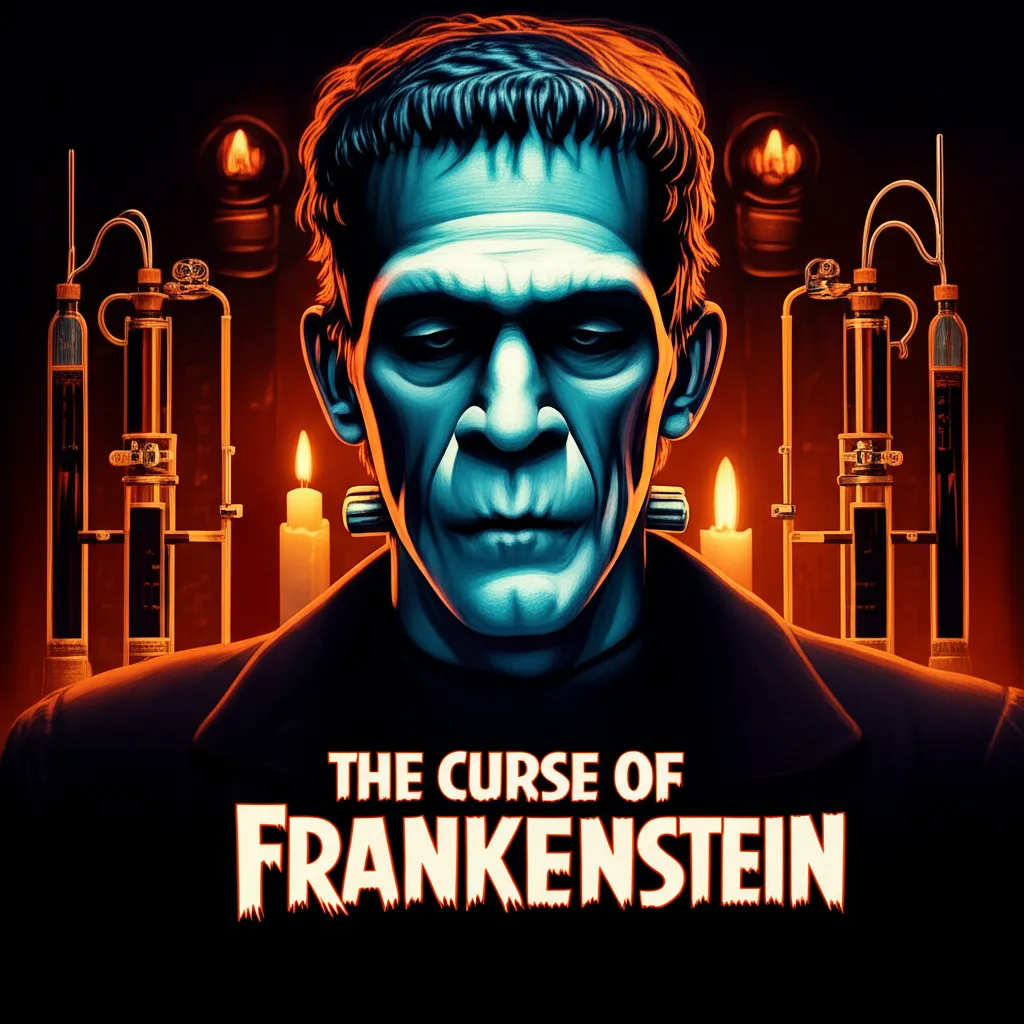 The Curse of Frankenstein poster