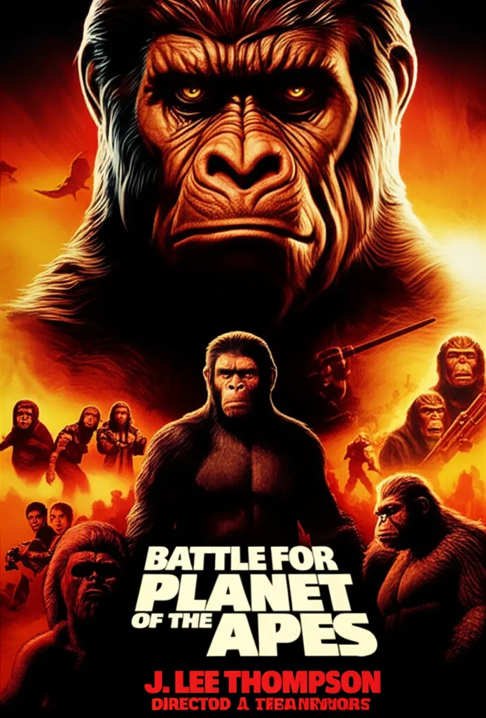 Battle for the Planet of the Apes poster