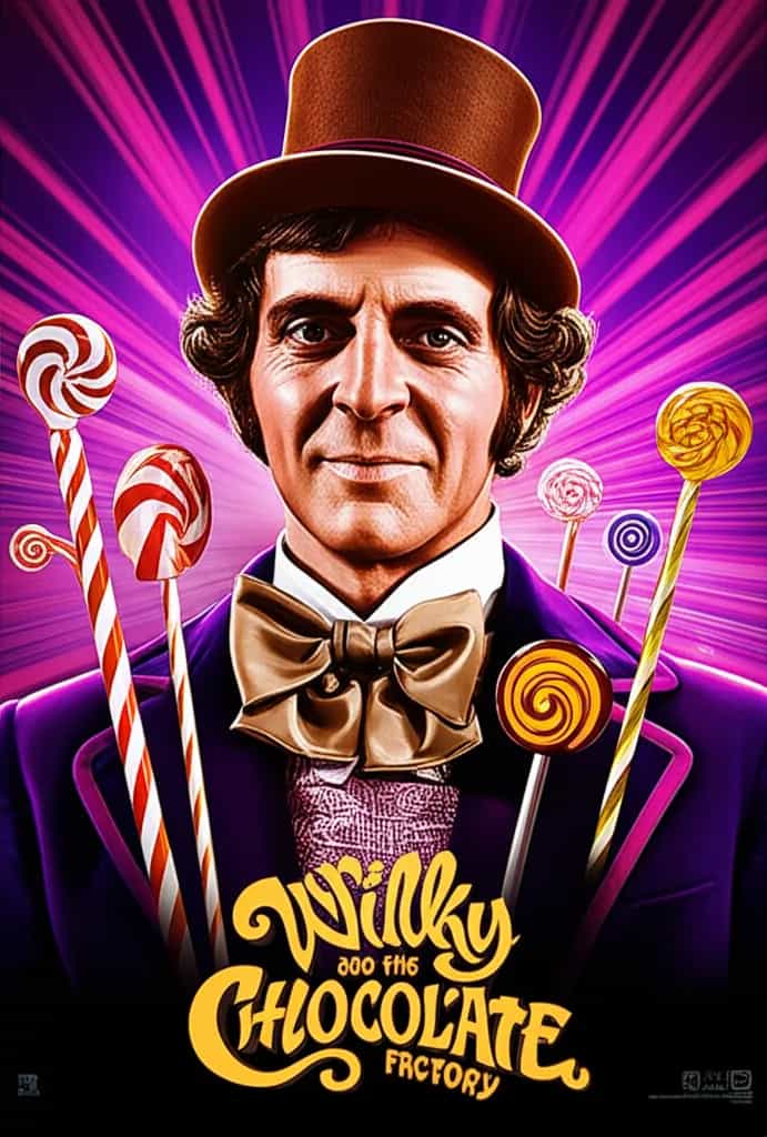 Poster for Willy Wonka & the Chocolate Factory