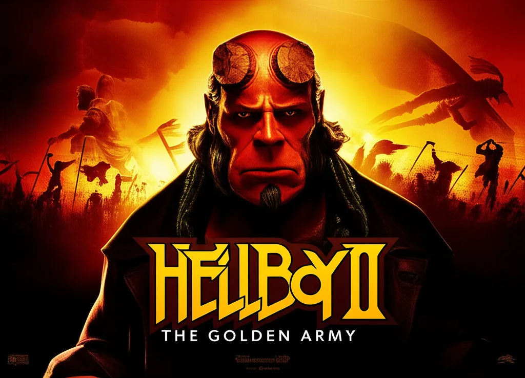 Poster for Hellboy II: The Golden Army
