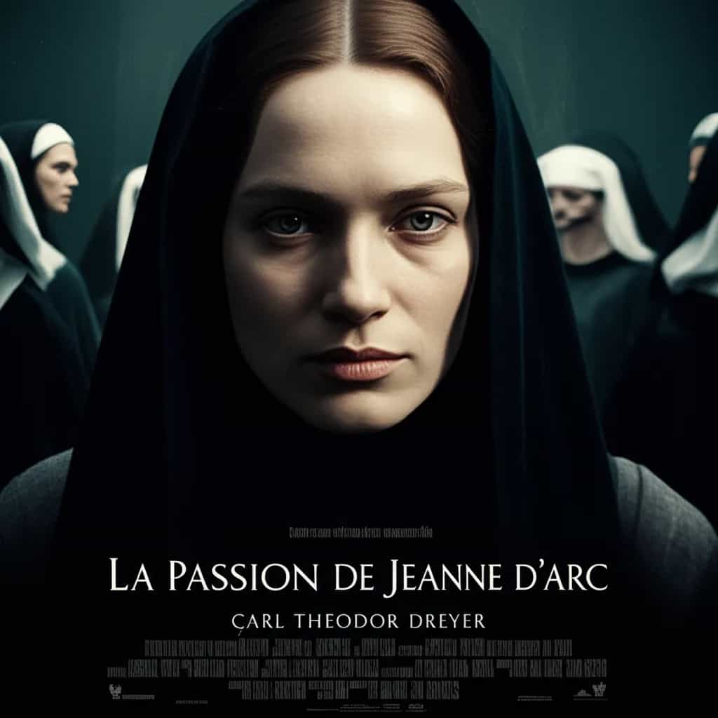 Poster for La passion de Jeanne d'Arc