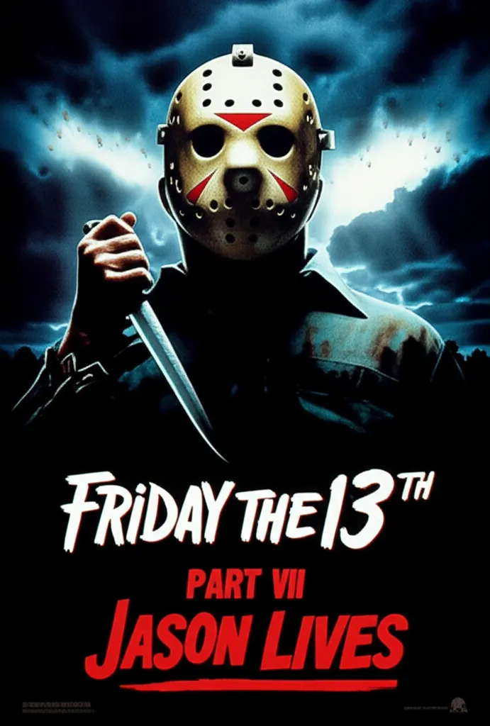 Poster for Friday the 13th Part VI: Jason Lives