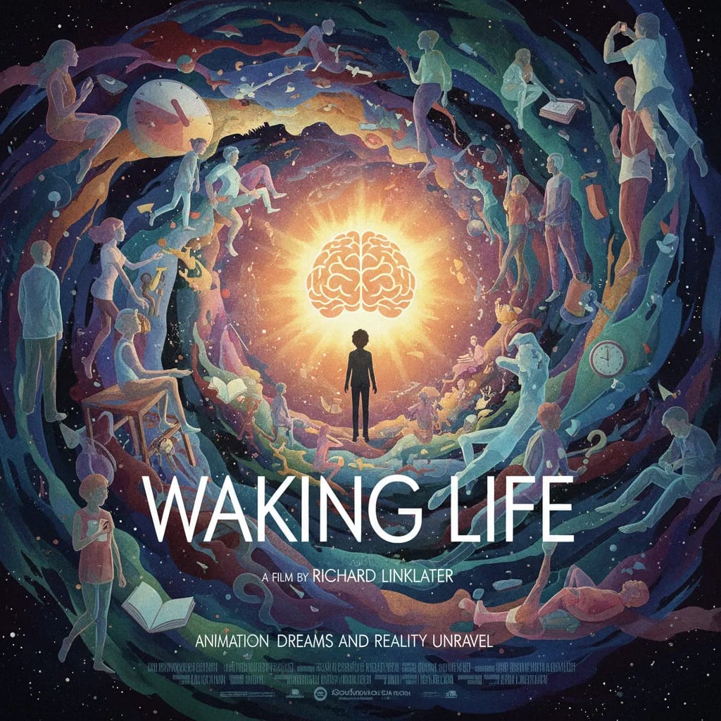 Waking Life poster