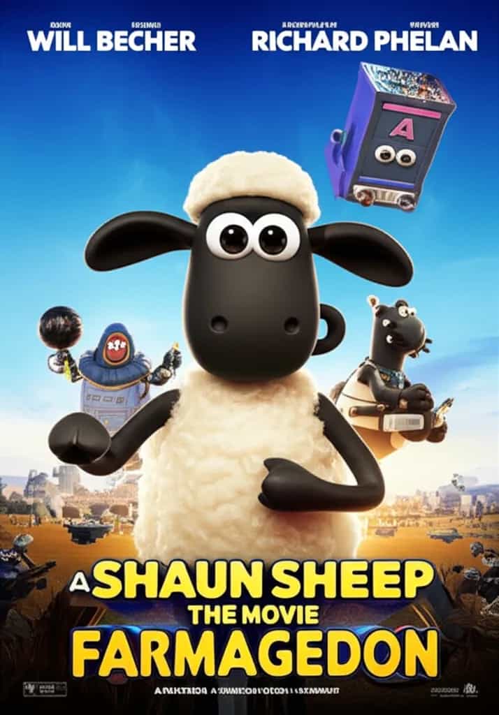 Poster for A Shaun the Sheep Movie: Farmageddon