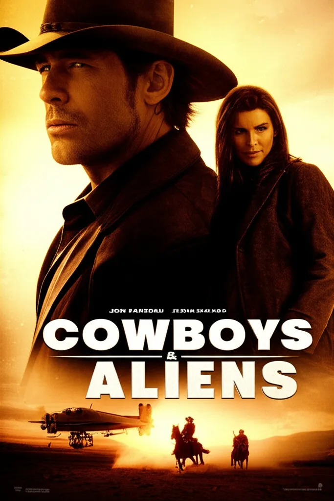 Cowboys & Aliens poster