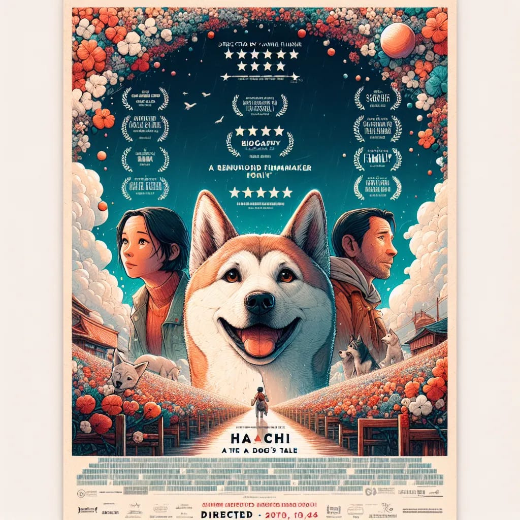 Poster for Hachi: A Dog's Tale