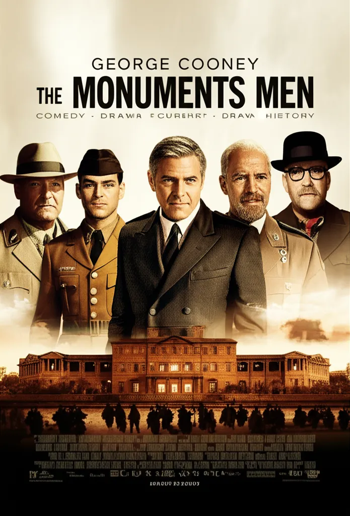 The Monuments Men poster