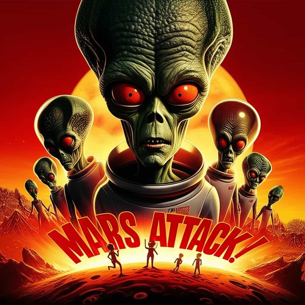 Poster for Mars Attacks!