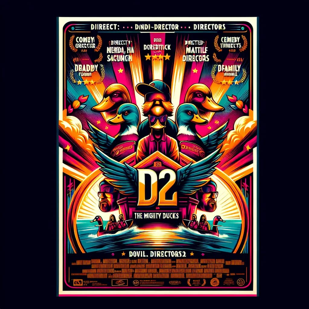 Poster for D2: The Mighty Ducks