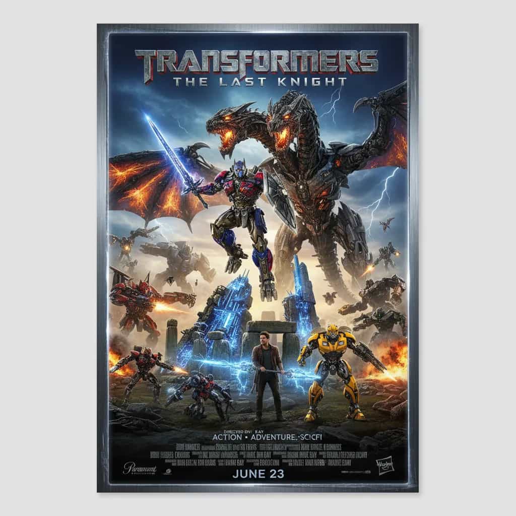 Poster for Transformers: The Last Knight