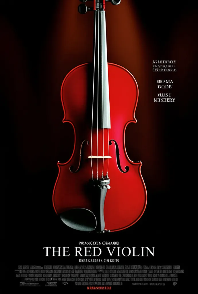 Poster for The Red Violin