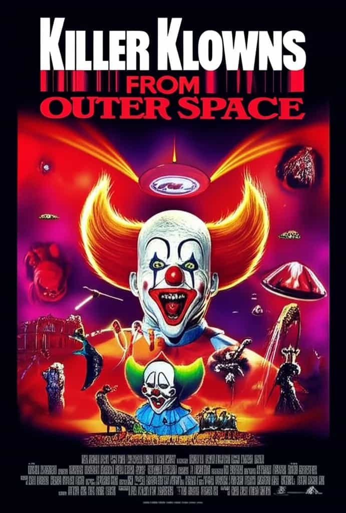 Poster for Killer Klowns from Outer Space