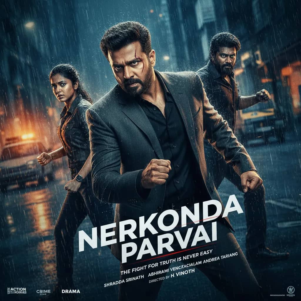 Poster for Nerkonda Paarvai