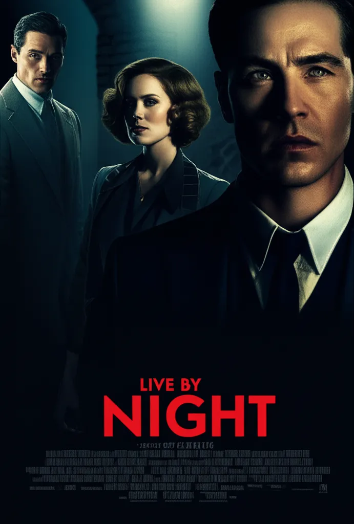 Live by Night poster