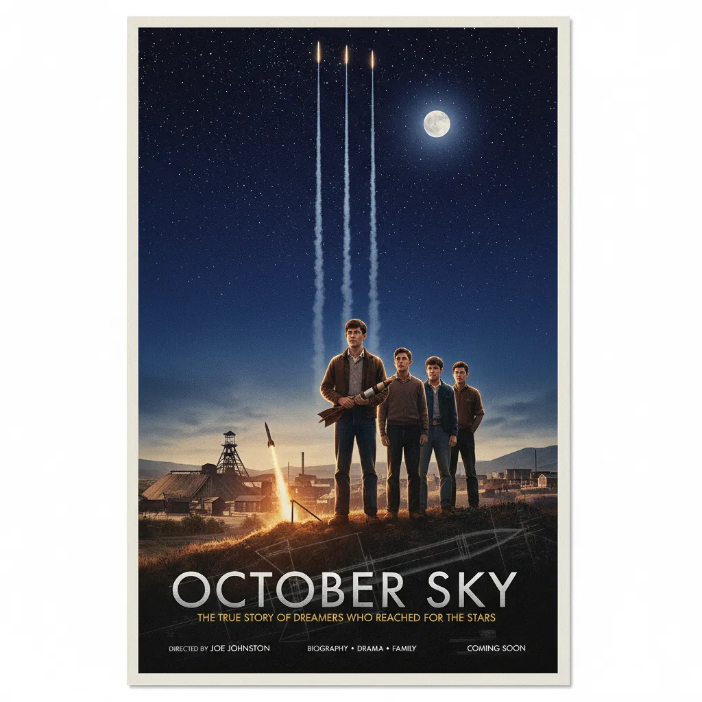 October Sky poster