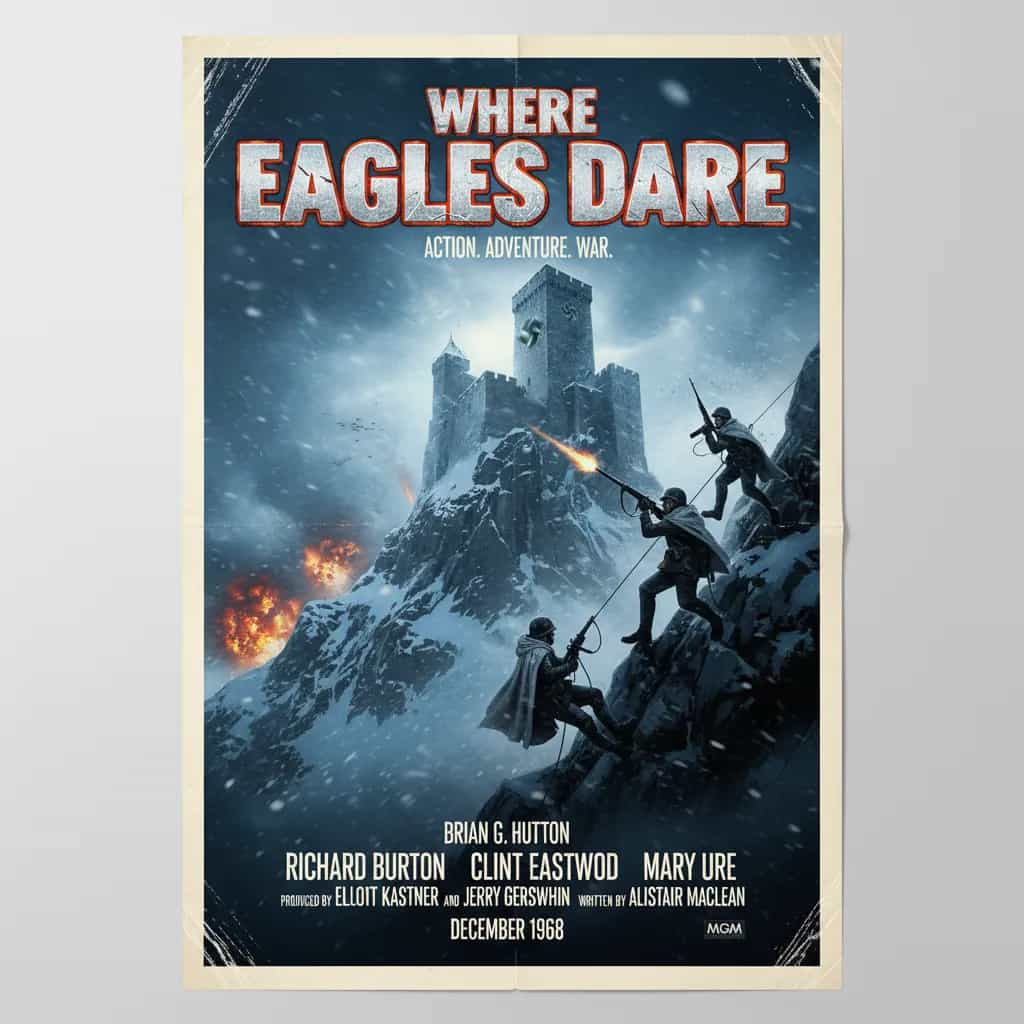 Poster for Where Eagles Dare