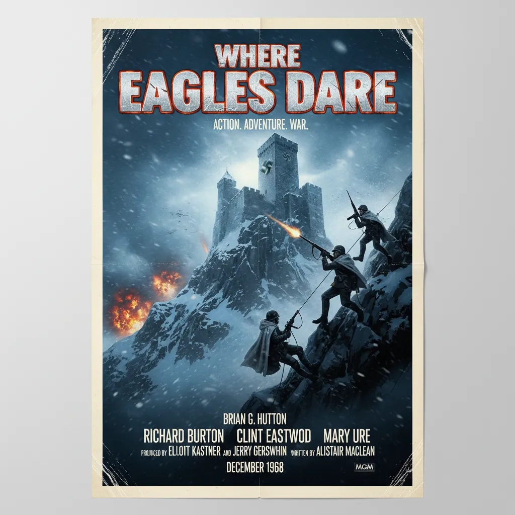 Poster for Where Eagles Dare