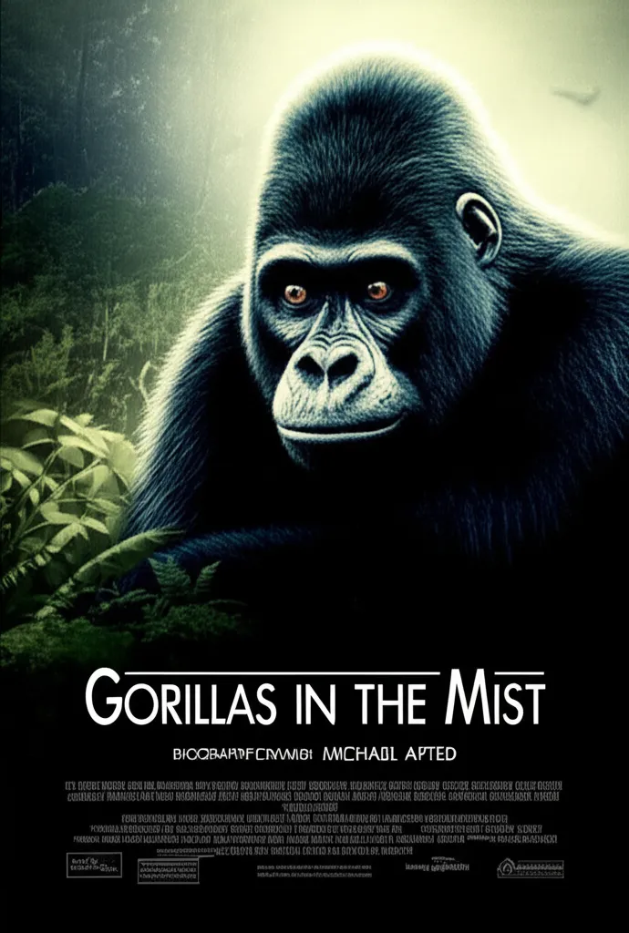 Gorillas in the Mist poster