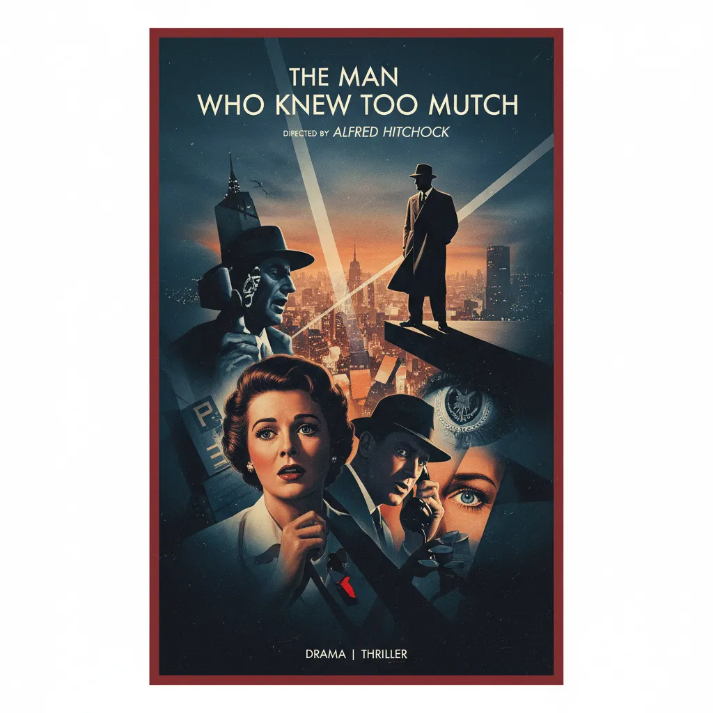The Man Who Knew Too Much poster