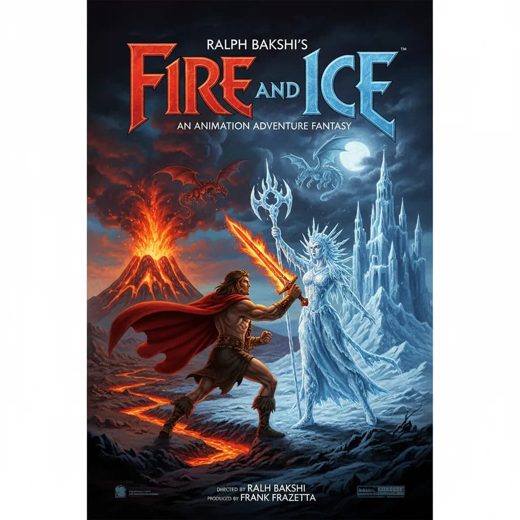 Poster for Fire and Ice