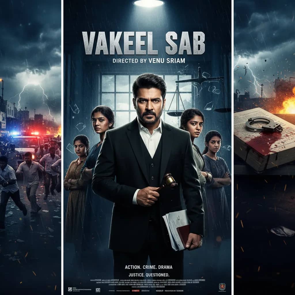 Poster for Vakeel Saab