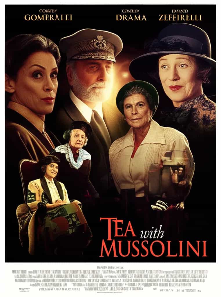 Poster for Tea with Mussolini