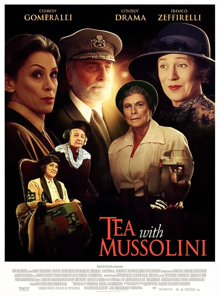 Poster for Tea with Mussolini